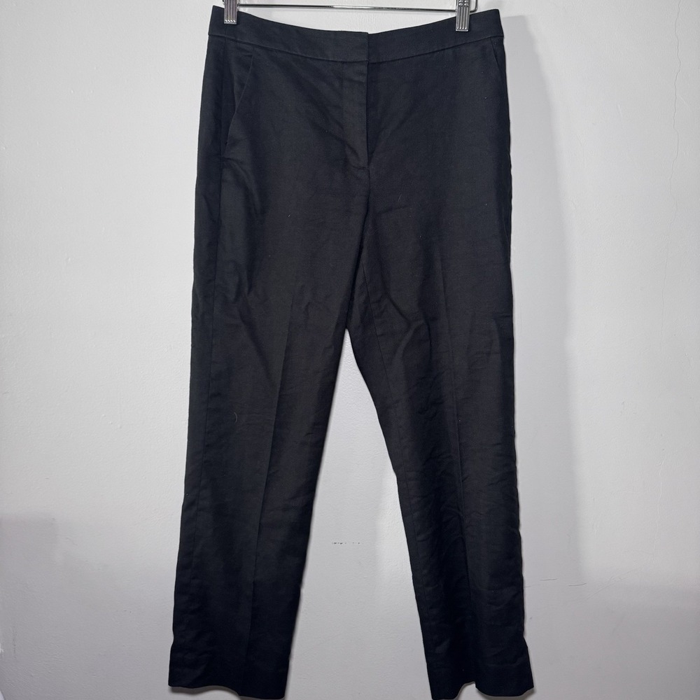 J. Crew - Kate Straight Leg Pant in Stretch Linen Blend Sz 6